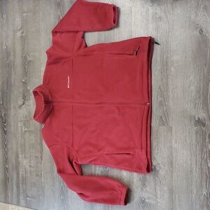 COLUMBIA MEN'S STEENS MOUNTAIN FULL-ZIP 2.0 FLEECE Sz XXL Brick Red